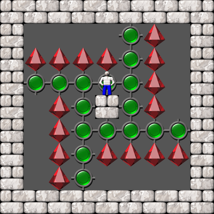 Sokoban Ghislain Martin Arranged level 89